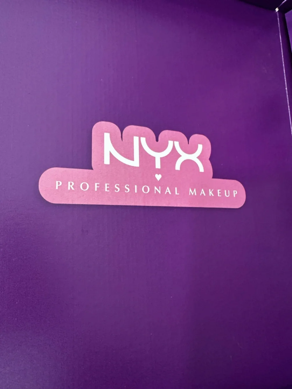 NYX Makeup Box with Pink Logo on Purple Background whole set - Picture 4 of 9